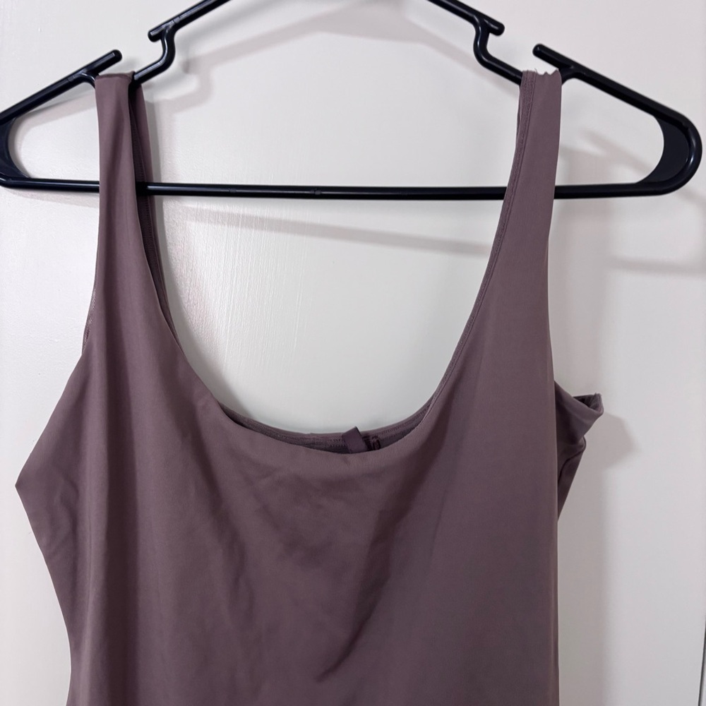 Skims Taupe mesh ONE PIECE full length Bodysuit size XL - Picture 8 of 13